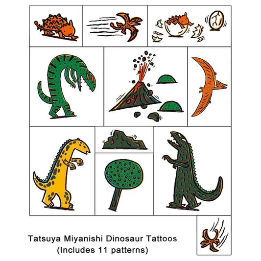 Mideer - Dinosaur Tattoos - How Wonderful You Are - Age 3+ | ميدير - ملصقات الديناصور - كم أنت رائع - العمر 3+