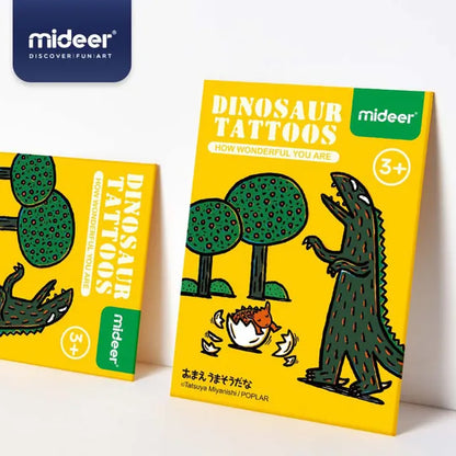 Mideer - Dinosaur Tattoos - How Wonderful You Are - Age 3+ | ميدير - ملصقات الديناصور - كم أنت رائع - العمر 3+