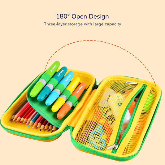Mideer - Pencil Case - Tyrannosaurus Rex (Big) - Age 3+ | ميدير - مقلمة - ديناصور (حجم كبير) - العمر 3+