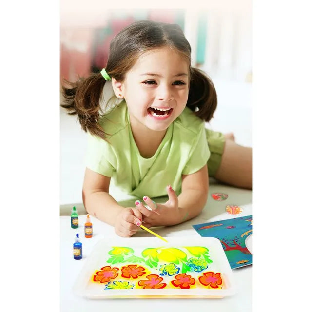 Mideer - Marbling Paint Kit - Age 3+ | ميدير - طقم الطلاء الرخامي - العمر 3+