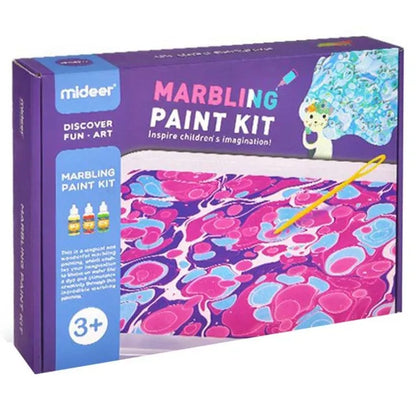 Mideer - Marbling Paint Kit - Age 3+ | ميدير - طقم الطلاء الرخامي - العمر 3+