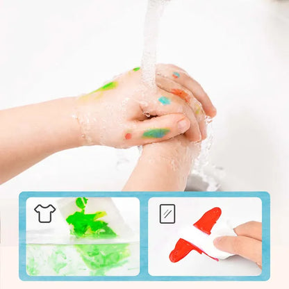 Mideer - Finger Paint - 6 colors - Age 3+ | ميدير - ألوان الرسم بالأصابع - 6 ألوان - العمر 3+