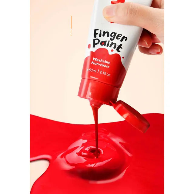 Mideer - Finger Paint - 12 colors - Age 3+ | ميدير - ألوان الرسم بالأصابع - 12 لون - العمر 3+