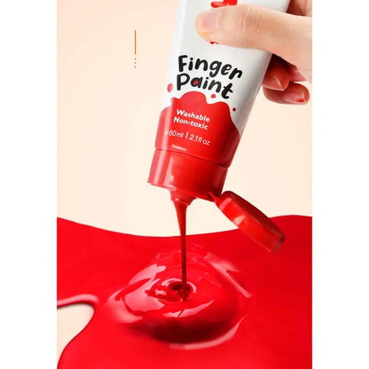 Mideer - Finger Paint - 12 colors - Age 3+ | ميدير - ألوان الرسم بالأصابع - 12 لون - العمر 3+