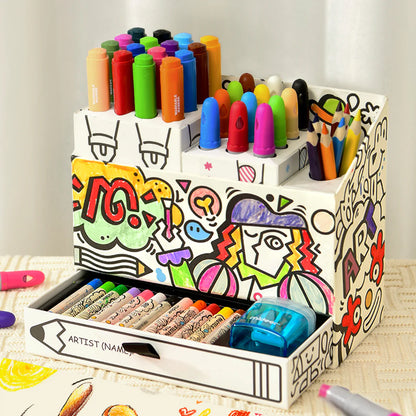 Mideer - Artist's Box - Age 3+ | ميدير - بوكس مجموعة الرسم للاطفال - العمر 3+