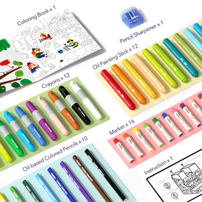 Mideer - Artist's Box - Age 3+ | ميدير - بوكس مجموعة الرسم للاطفال - العمر 3+