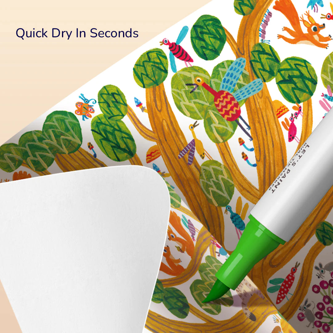 Mideer - Dual Tip Marker - 60 Colors - Age 4+ | ميدير - أقلام ألوان ماركر المزدوجة - 60 لون - العمر 4+