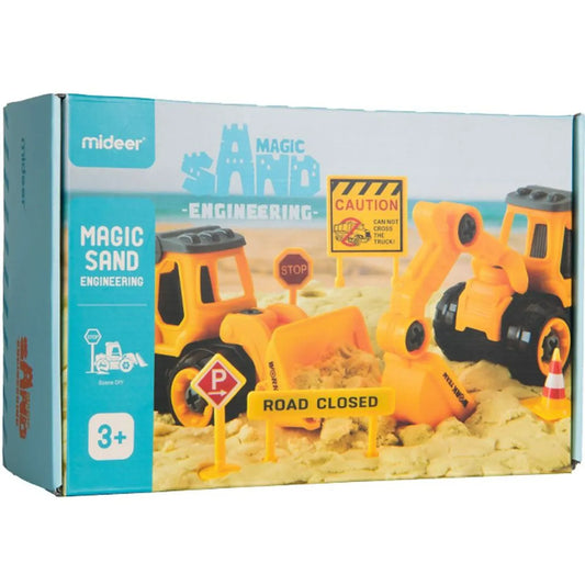 Mideer - Magic Sand Engineering Kit - Age 3+ | ميدير - مجموعة الرمل السحري الهندسية - العمر +3