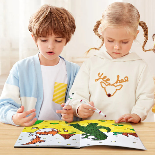 Mideer - Drawing Doodle Book - Plain Paper - Age 3+ | ميدير - كتاب الرسم والتلوين - ورق عادي - العمر 3+