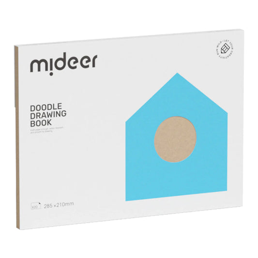 Mideer - Drawing Doodle Book - Kraft Paper - Age 3+ | ميدير- دفتر رسم دودل - ورق الكرافت - العمر 3+