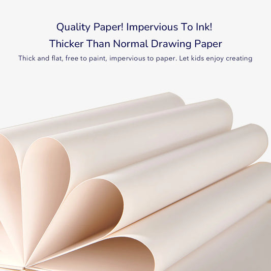 Mideer - Drawing Doodle Book - Kraft Paper - Age 3+ | ميدير- دفتر رسم دودل - ورق الكرافت - العمر 3+