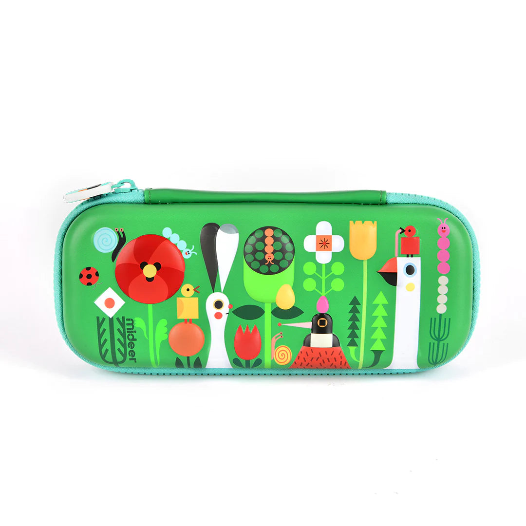 Mideer - Waterproof Pencil Case - Spring Garden - Age 3+ | ميدير - مقلمة - حديقة الربيع - العمر 3+