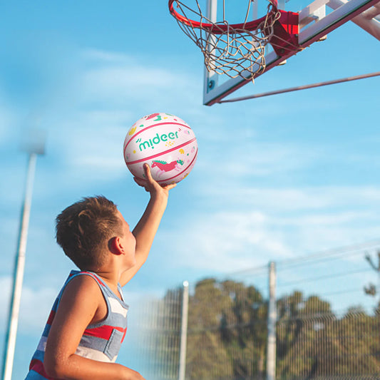Mideer - Children's Basketball - Unicorn 3 - Age 3+ | ميدير - لعبة كرة السلة للأطفال - يونيكورن 3 - العمر 3+