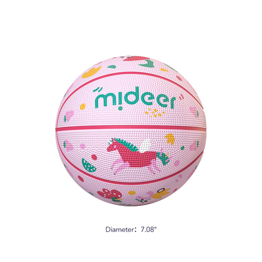 Mideer - Children's Basketball - Unicorn 3 - Age 3+ | ميدير - لعبة كرة السلة للأطفال - يونيكورن 3 - العمر 3+