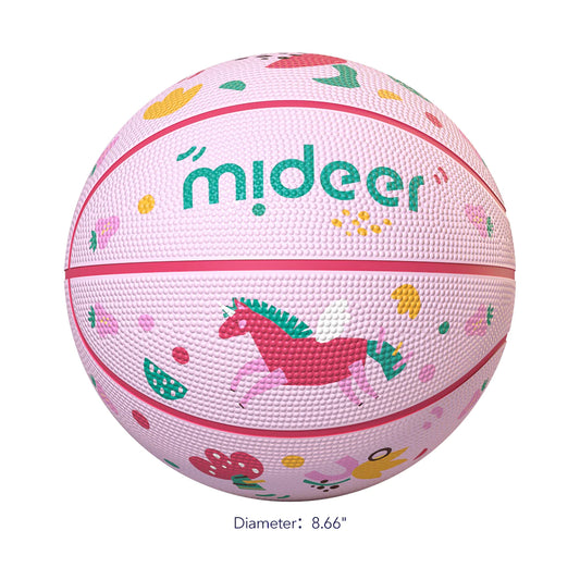 Mideer - Children's Basketball - Unicorn Travel 5 - Age 4+ | ميدير - لعبة كرة السلة للأطفال - يونيكورن للسفر 5 - العمر 4+