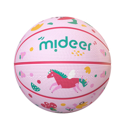 Mideer - Children's Basketball - Unicorn Travel 5 - Age 4+ | ميدير - لعبة كرة السلة للأطفال - يونيكورن للسفر 5 - العمر 4+