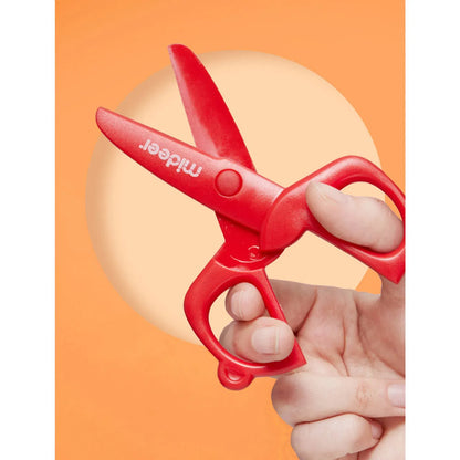 Mideer - Kids Scissors - Red - Age 3+ | ميدير - مقص الأطفال - أحمر - العمر 3+