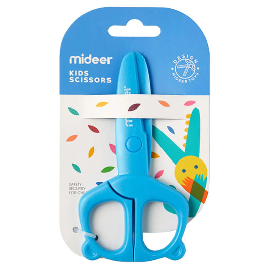 Mideer - Kids Scissors - Blue - Age 3+ | ميدير - مقص الأطفال - أزرق - العمر 3+