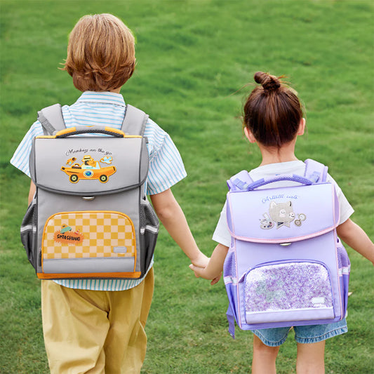 Mideer - Spinecare Kids Backpack - Light year Express - Age 6-9 | ميدير - حقيبة ظهر للأطفال سباينكير - لايت يير إكسبرس - العمر 6-9