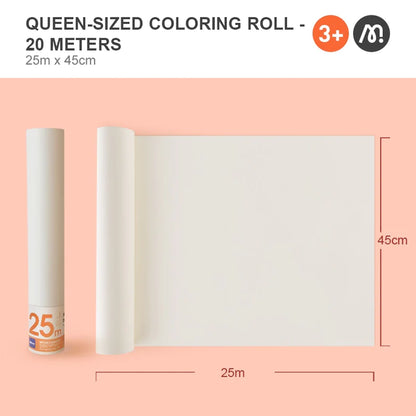 Mideer - Giant Coloring Roll - Age 3+ | ميدير - رول تلوين عملاق - العمر 3+