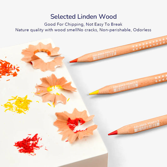 Mideer - Vibrant Colored Pencil - 24 Colors - Age 4+ | ميدير - أقلام الرصاص الملونة - 24 لون - العمر 4+