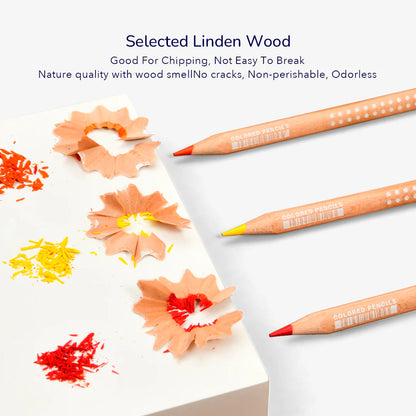 Mideer - Vibrant Colored Pencil - 48 Colors - Age 4+ | ميدير - أقلام الرصاص الملونة - 48 لون - العمر 4+