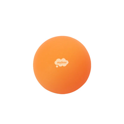 Mideer - Quiet Fluffy Ball - Tropical Orange - Age 3+ | ميدير - كرة هادئة اسفنجية - برتقالي استوائي - العمر 3+