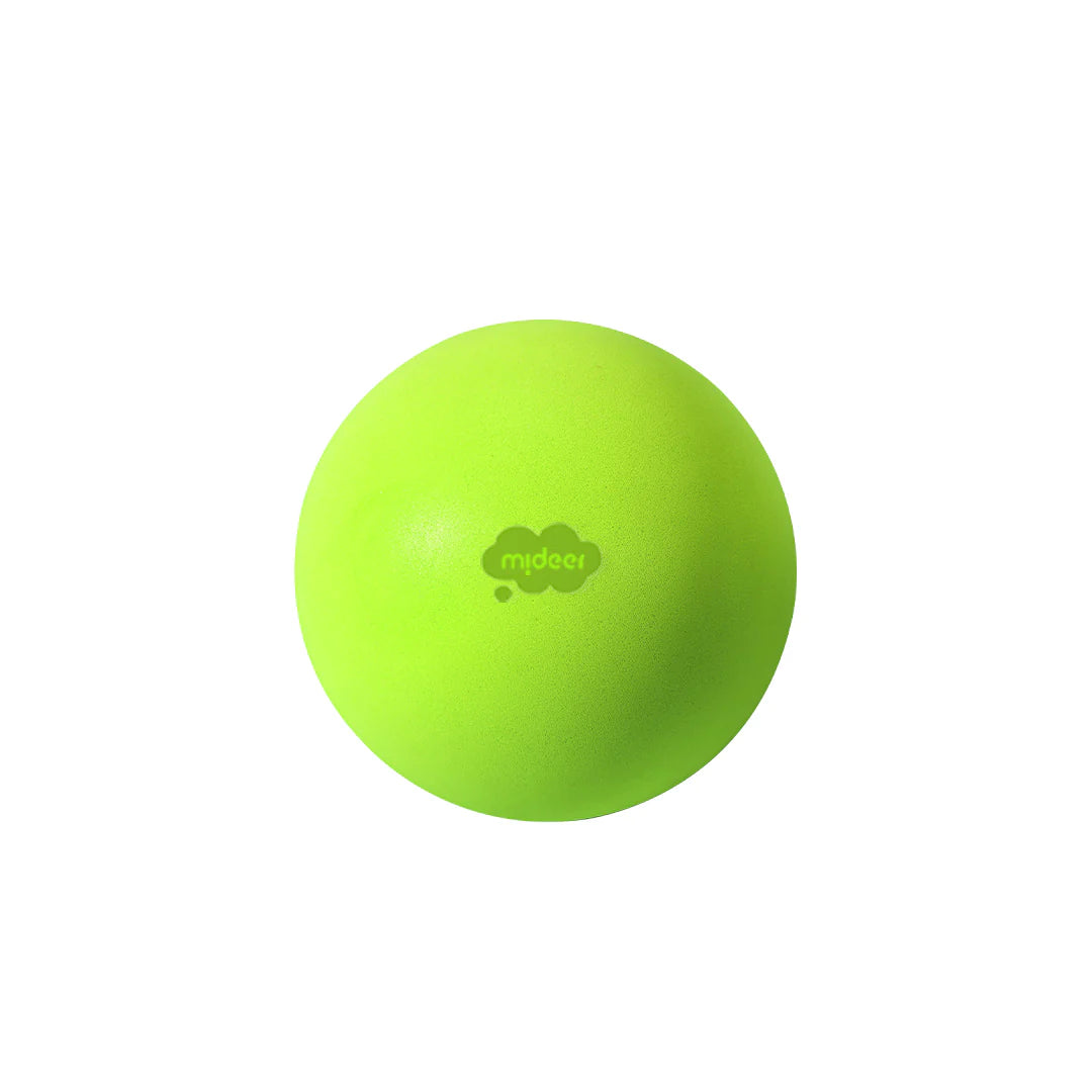 Mideer - Quiet Fluffy Ball - Grass Green - Age 3+ | ميدير - كرة ناعمة اسفنجية - أخضر عشبي - العمر 3+