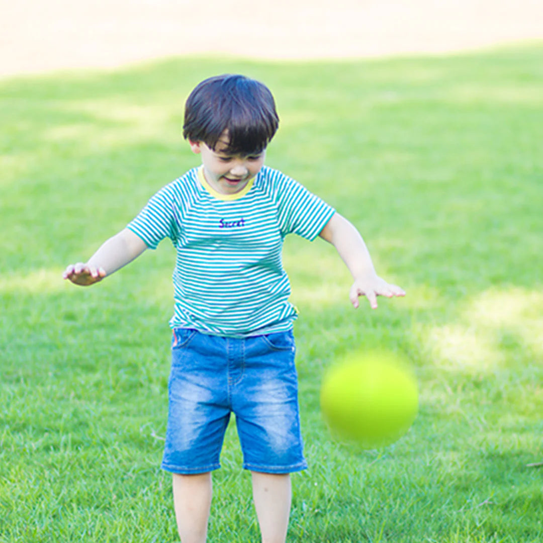 Mideer - Quiet Fluffy Ball - Grass Green - Age 3+ | ميدير - كرة ناعمة اسفنجية - أخضر عشبي - العمر 3+