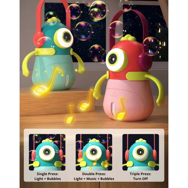 Mideer - Monster Bubbles - Pink - Age 3+ | ميدير - وحش الفقاعات - الوردي - العمر 3+