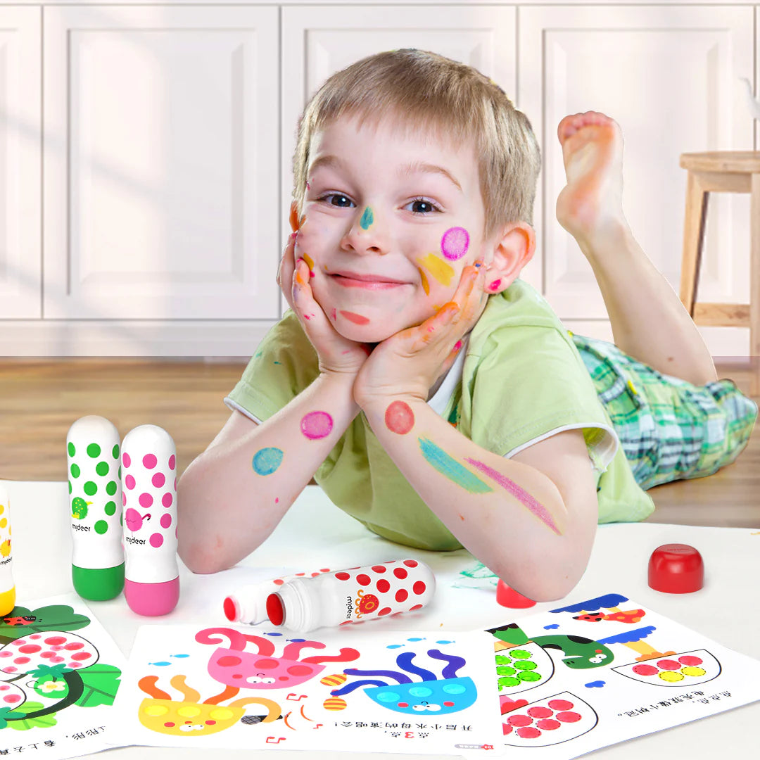 Mideer - Magic Dot Marker - Age 2+ | ميدير - أقلام نقط ماركر السحرية - العمر 2+