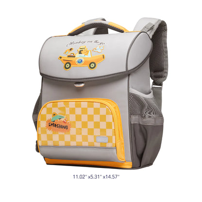 Mideer - Spinecare Kids Backpack - Car Traveling - Age 6-9 | ميدير - حقيبة ظهر سبينكير كيدز - السفر بالسيارة - العمر 6-9