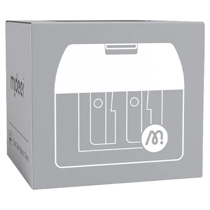 Mideer - Three-hole Pencil Sharpener - Cloud White - Age 3+ | ميدير - براية أقلام رصاص بثلاث فتحات - أبيض - العمر 3+