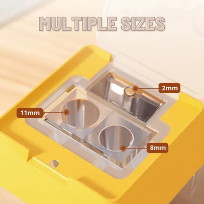 Mideer - Three-hole Pencil Sharpener - Cloud White - Age 3+ | ميدير - براية أقلام رصاص بثلاث فتحات - أبيض - العمر 3+