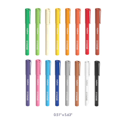 Mideer - Versatile Paint Marker - 16 colors - Age 3+ | ميدير - أقلام التلوين متعددة الاستخدامات - 16 ألوان - العمر 3+