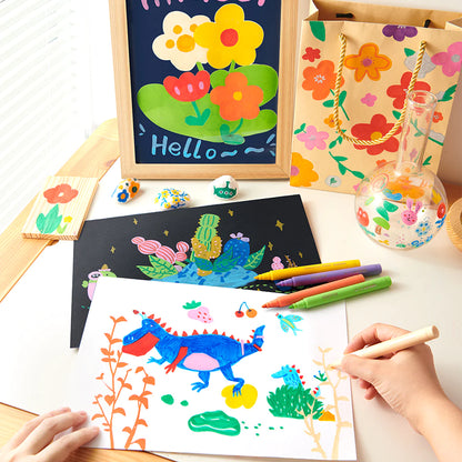 Mideer - Versatile Paint Marker - 16 colors - Age 3+ | ميدير - أقلام التلوين متعددة الاستخدامات - 16 ألوان - العمر 3+