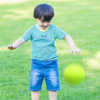 Mideer - Quiet Fluffy Ball - Grass Green - 24cm Diameter - Age +3 | ميدير - كرة اسفنجية للعب الهادئ - أخضر عشبي - قطر 24 سم - العمر +3