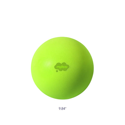 Mideer - Quiet Fluffy Ball - Grass Green - 24cm Diameter - Age +3 | ميدير - كرة اسفنجية للعب الهادئ - أخضر عشبي - قطر 24 سم - العمر +3