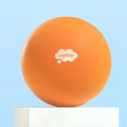 Mideer - Quiet Fluffy Ball - Tropical Orange - 24cm Diameter - Age +3 | ميدير - كرة اسفنجية للعب الهادئ - برتقالي استوائي - قطر 24 سم - العمر +3