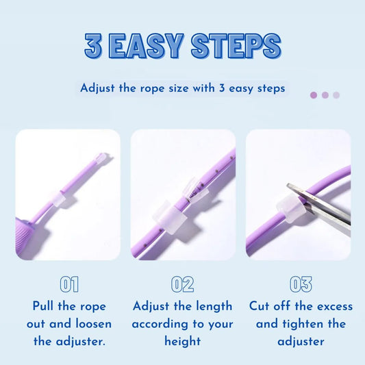 Mideer - Kids Speed Jump Rope - Purple - Taro Purple - Age 6+ | ميدير - حبل القفز السريع للأطفال - لون بنفسجي - العمر 6+
