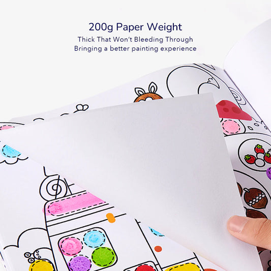 Mideer - Magic Dot Dot - Wonderland - Age 2+ | ميدير - كتاب التوصيل والتلوين السحري دوت دوت - بلاد العجائب - العمر 2+