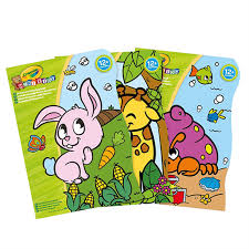 CRAYOLA MK COLOURING BOOKS 16P, 3 ASSORTED TITLE (SEA - FARM - JUNGLE)