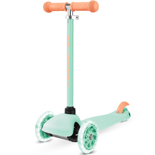 Bold Cube - Three Wheel Scooter Teeny - Mint - Age 3-6 | بولدكيوب - سكوتر صغير - ثلاث عجلات - أخضر - العمر 3-6