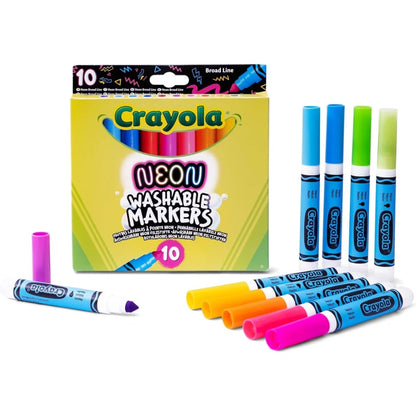 Crayola Neon range 10ct BL markers