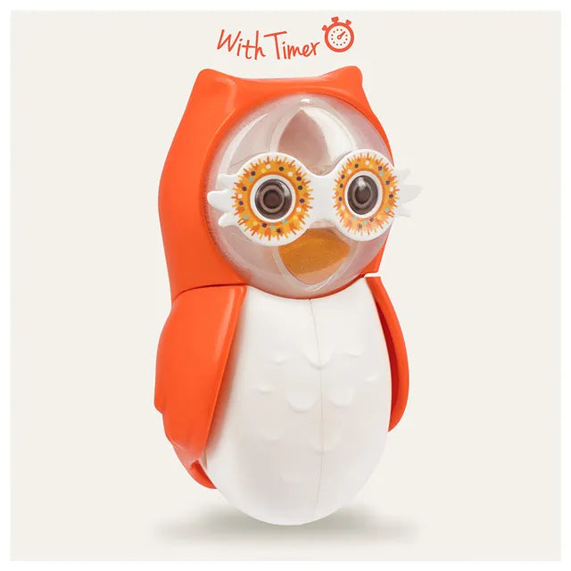 Toothbrush Cover Flp Owl / Hearty The World’s First Self-Opening & Closing Toothbrush Cover  غطاء فرشاة أسنان للأطفال على شكل بومة بألوان حيوية ومرحة أول غطاء فرشاة أسنان ذاتي الفتح والإغلاق في العالم