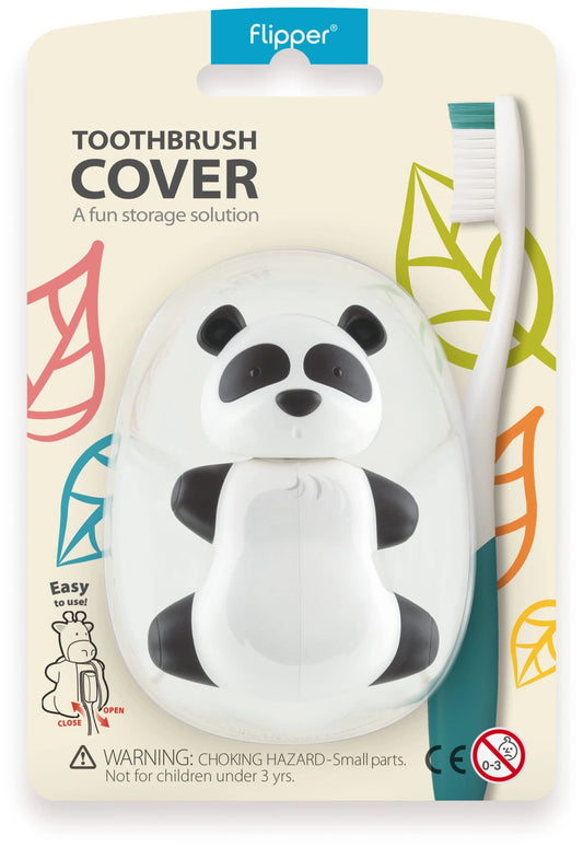 Toothbrush Cover  Flp Fun Animal / Panda غطاء فرشاة أسنان للأطفال بشكل باندا لطيف ومرح