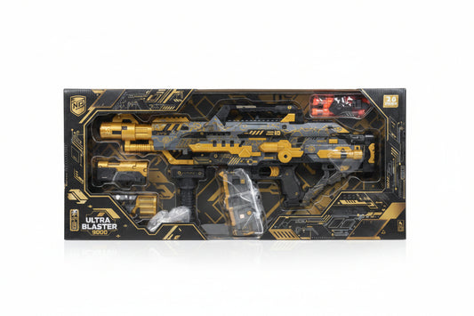 Blaze Storm - Full Automatic Soft Bullet Gun With 60Pcs Bullets بليز ستورم مسدس طلقات فوم أوتوماتيك كامل للأطفال مع 60 طلقة