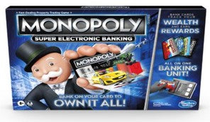 MONOPOLY SUPER ELECTRONIC BANKING – Digital Banking Board Game | Family Strategy Fun لعبة Monopoly Super Electronic Banking – بنك إلكتروني رقمي | متعة واستراتيجية للعائلة
