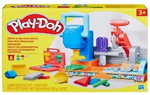 Play Doh STAMP N SAW TOOL BENCH Peppa Pig Stamp ‘n Saw Tool Bench Playset – Kids Pretend Workshop Toy | Creative Role Play لعبة بيبا بيغ ورشة Stamp ‘n Saw – لعب تمثيلي للأطفال | ورشة أدوات ممتعة
