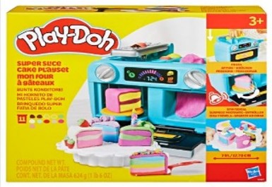 Play Doh SUPER SLICE CAKE PLAYSET Kids Pretend Baking Toy | Fun Dessert Role Playلعبة بيبا بيغ كعكة التقطيع Super Slice – لعب تمثيلي للأطفال | حلويات ممتعة